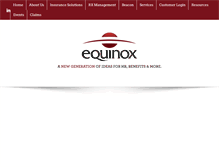 Tablet Screenshot of agentequinox.com